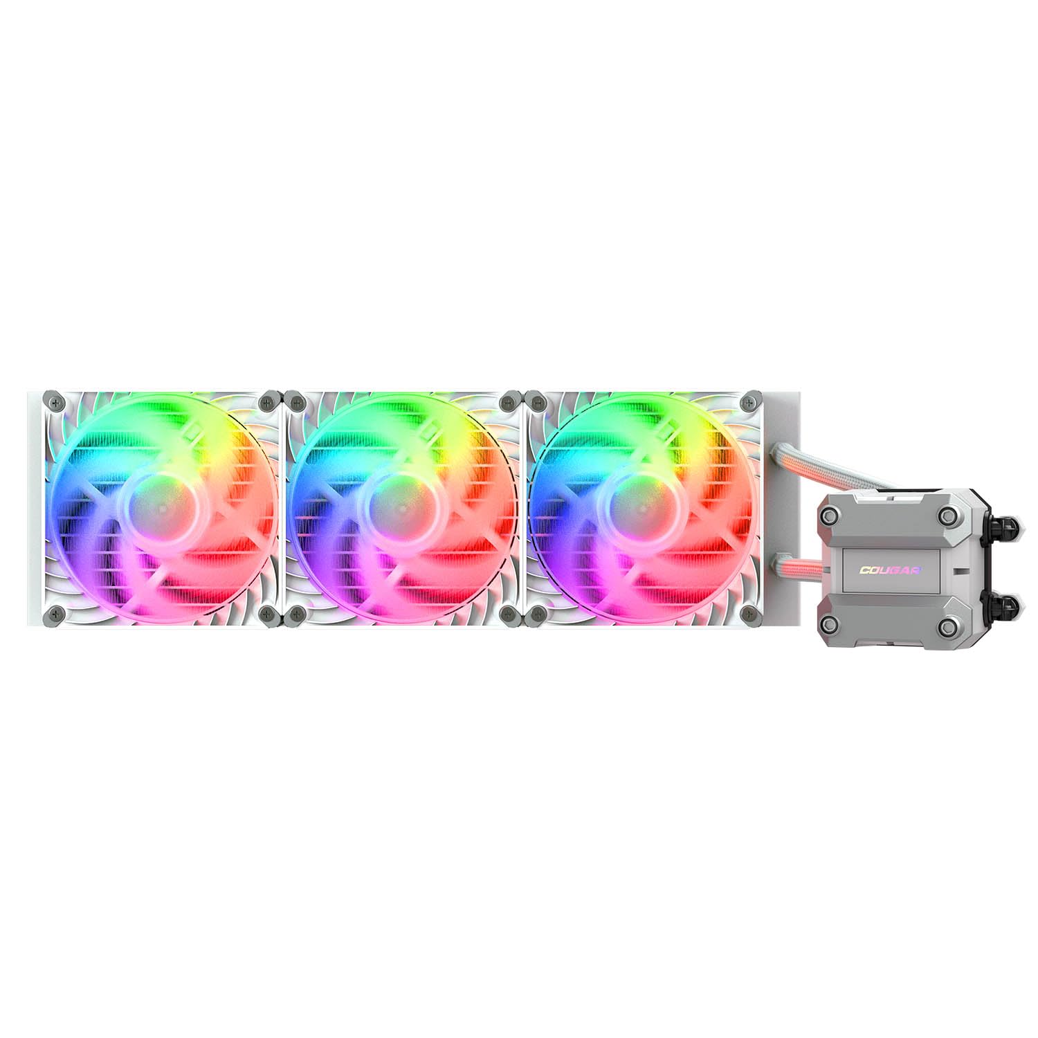 Cougar CPU Wasserk?hlung Poseidon Ultra 360 ARGB Wei? (CGR-PSDUTRGB-W-360)