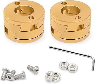 2-Pack Oldham Coupling Couplers Compatible with VzBot, BLV and Other 3D Printer Z axis T8 Lead Screw Hotbed(2-Pack, for Other 3D Printer)