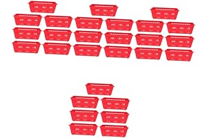 Zerodeko 28 Pcs Mini Wardrobe Collection Baskets