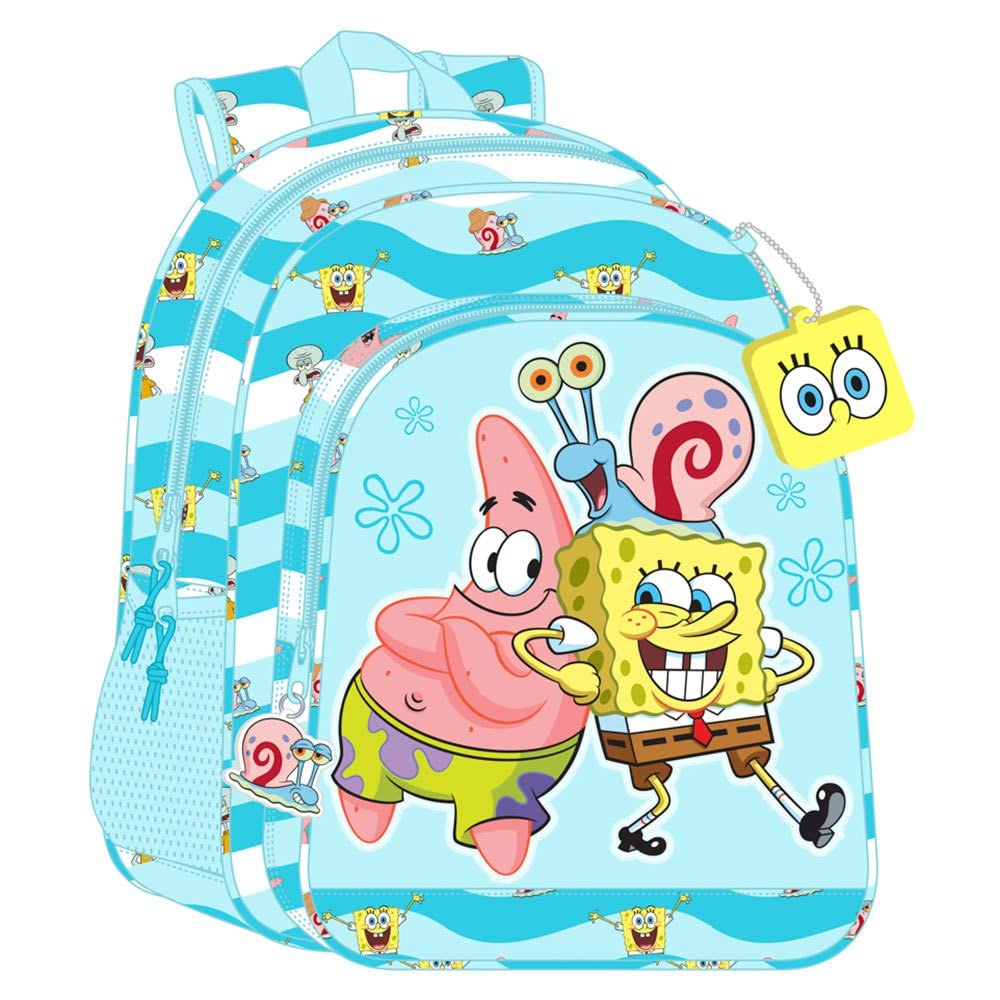 Spongebob Backpack Rolly Spongebob Backpack Safta 612291180 Backpack 33 Cm Adaptor Trolley ...
