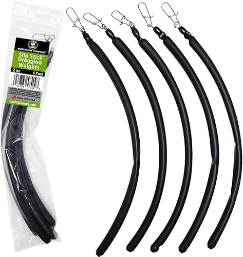 Miniatura 2 de Paquete perfecto de aparejo de bagre. Viene con pesas de arrastre de Catfish Sumo y flotador de línea de traqueteo y ganchos hambrientos.