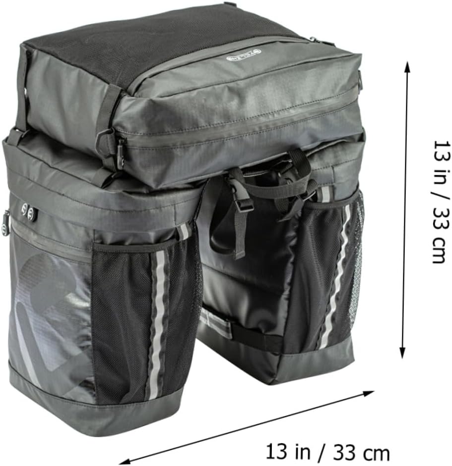 DOITOOL Waterproof Mountain Bike Carry Bag 50l Rear Seat Shelf Pannier Cycling Travel Bag for Long-distance Riding