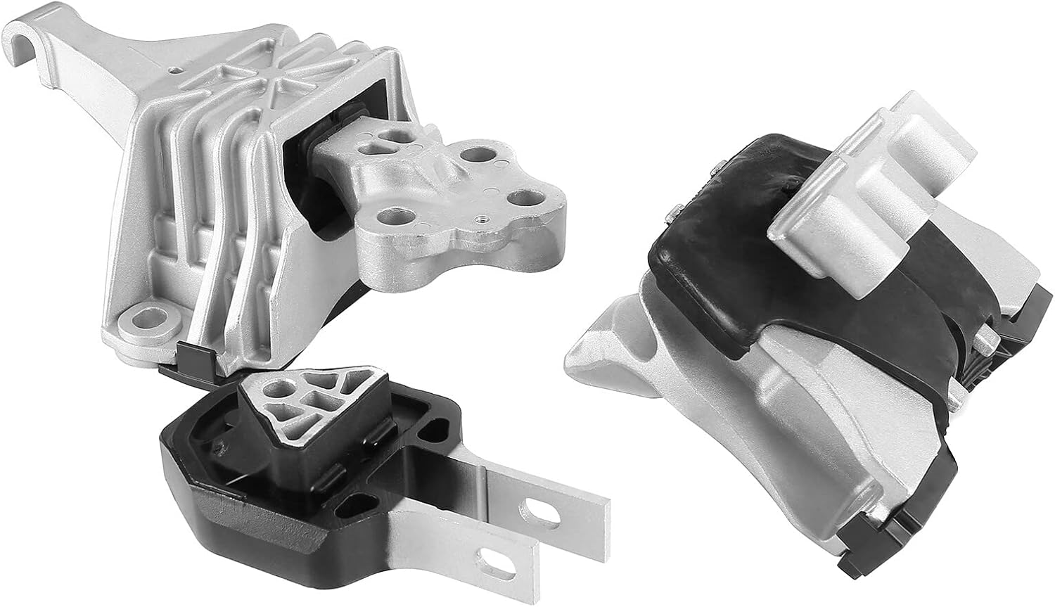 Pack of 3 Engine Motor Mount & Trans Mount,Engine Motor & Transmission Mount Set Fit for 2013 2014 2015 2016 Dodge Dart 2.0L 2.4L Fit for 3364 3338 3385 A5674 A5690 A5822 / A5823