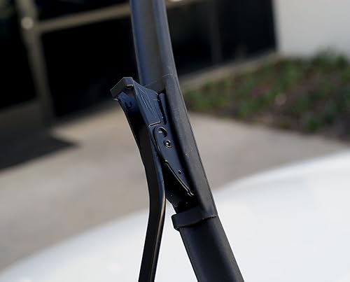 Miniatura 2 de TuningPros WBU-21-19 - Limpiaparabrisas sin soporte, adaptador múltiple, 21 pulgadas (20.669 in) lado del conductor y 19 pulgadas (18.701 in) lado