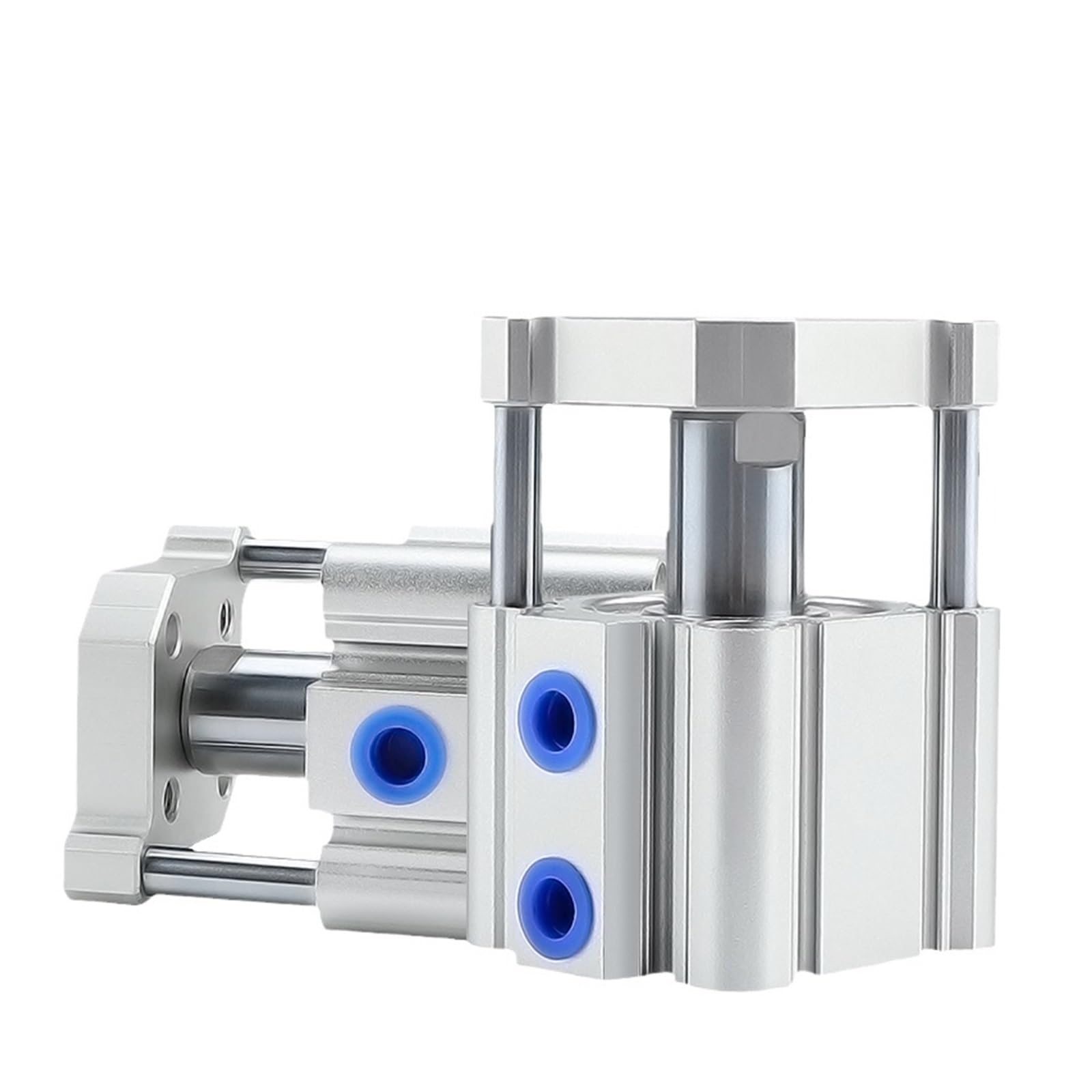 Cilindro neumático compacto CQMB de 12mm con varilla guía no magnética y carrera de 20mm