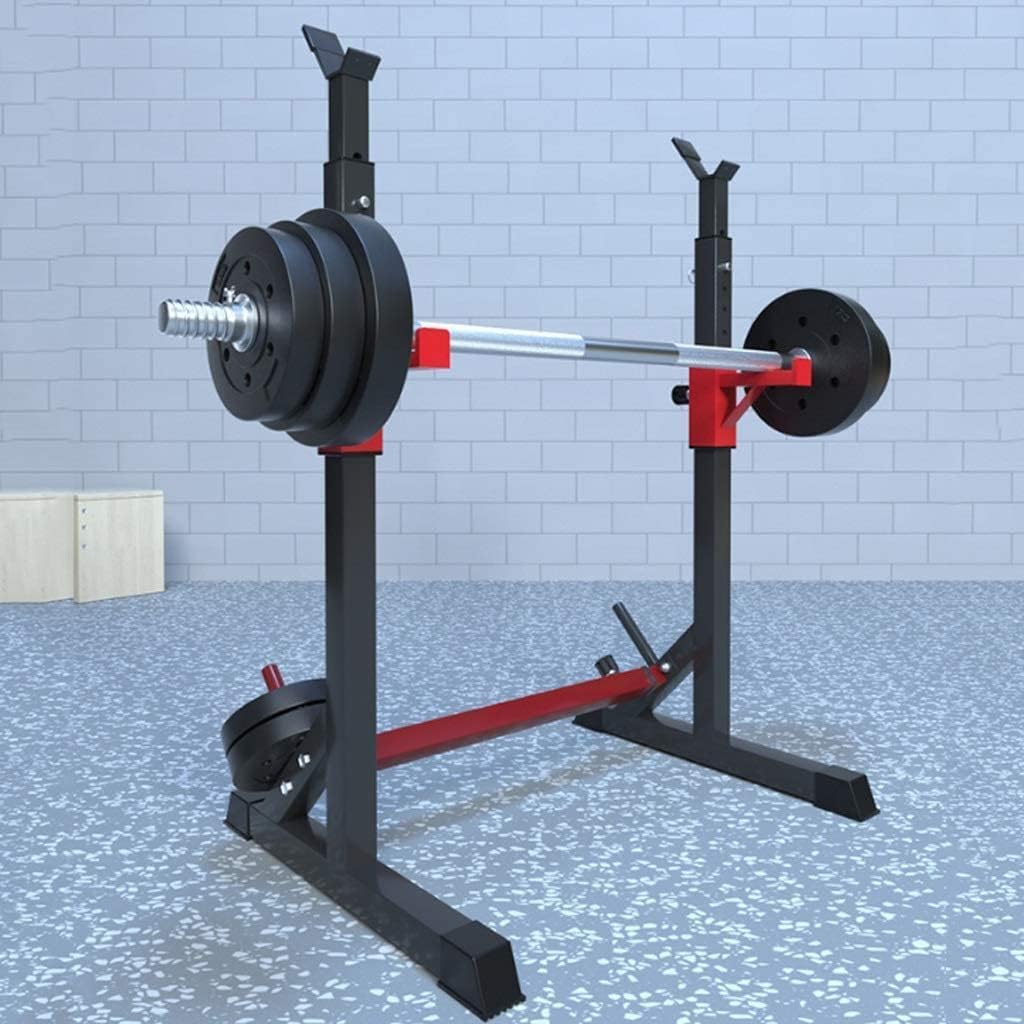 Profesjonalny stojak do przysiadów Sprzęt do treningu siłowego Domowy sprzęt sportowy Stojak na sztangę Stojak na sztangę Fitness Sprzęt fitnessowy Stojak na sztangę do użytku domowego Wielofunkcyjny