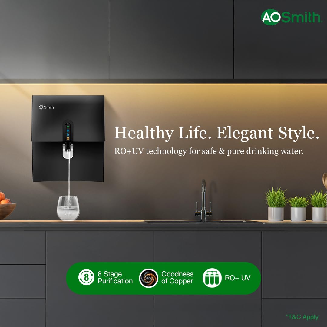AO Smith Z5+ Water Purifier - Alkaline & UV -2 AO Smith Z5+ Water Purifier - Alkaline & UV -2