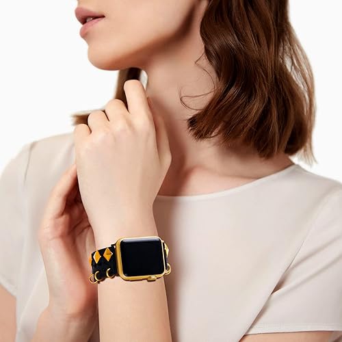 Miniatura 6 de VIQIV Correa de cuero compatible con Apple Watch Band 1.929 in 1.772 in 1.732 in 1.654 in 1.614 in 1.575 in 1.496 in Series Ultra SE 9 8 7 6 5 4 3 2