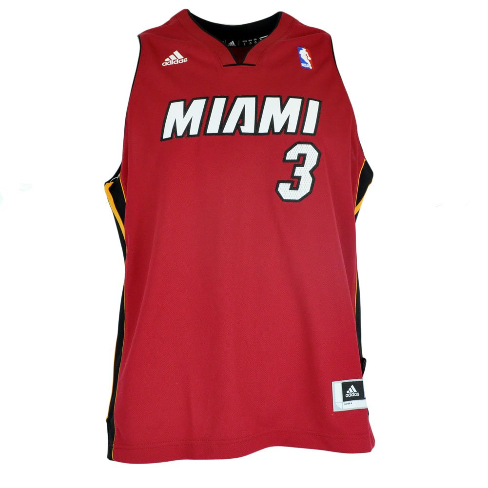 NBA Miami Heat Dwayne Wade #3 Youth Swingman Atlernate Jersey, Red