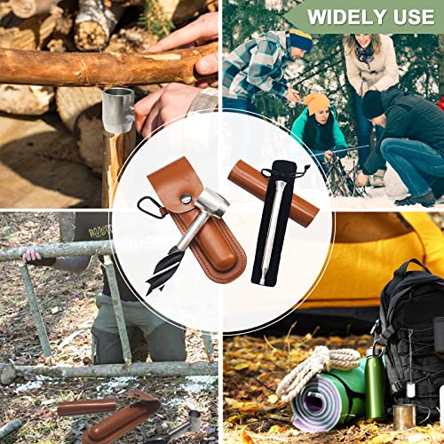 Handbohrer Outdoor Bushcraft - Manueller Bohrer Schraubenschlüssel, Holzbohrer Hand Set, Survival Tools Holzbohrer, Bohrer Outdoor Survival 1-inch