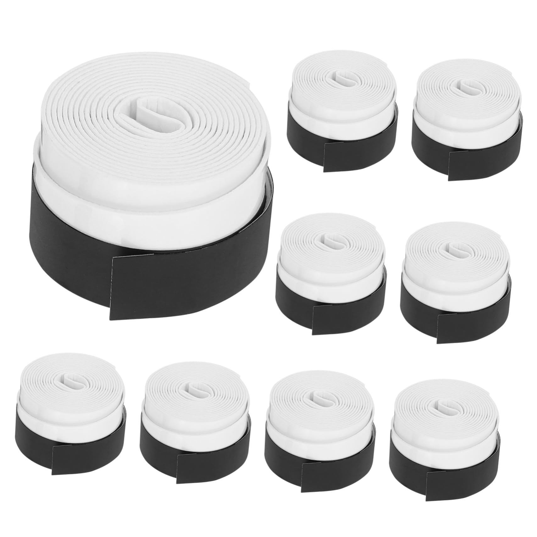 INOOMP 40pezzi Grip Antiscivolo per Racchette Overgrip Super Assorbente Pu Bianco per Tennis Badminton e Squash per Giocatori Che Sudano Facilmente