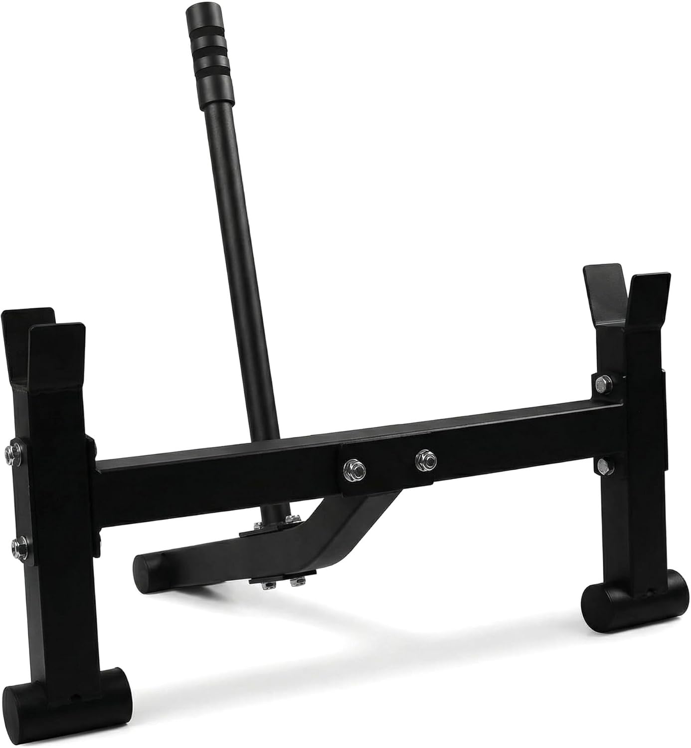 Deadlift Barbell Jack Stand, Heavy Duty Steel Deadlift Jack for Home Gym Deadlift Exercises Weight Training Equipment, 800 LB Capacity