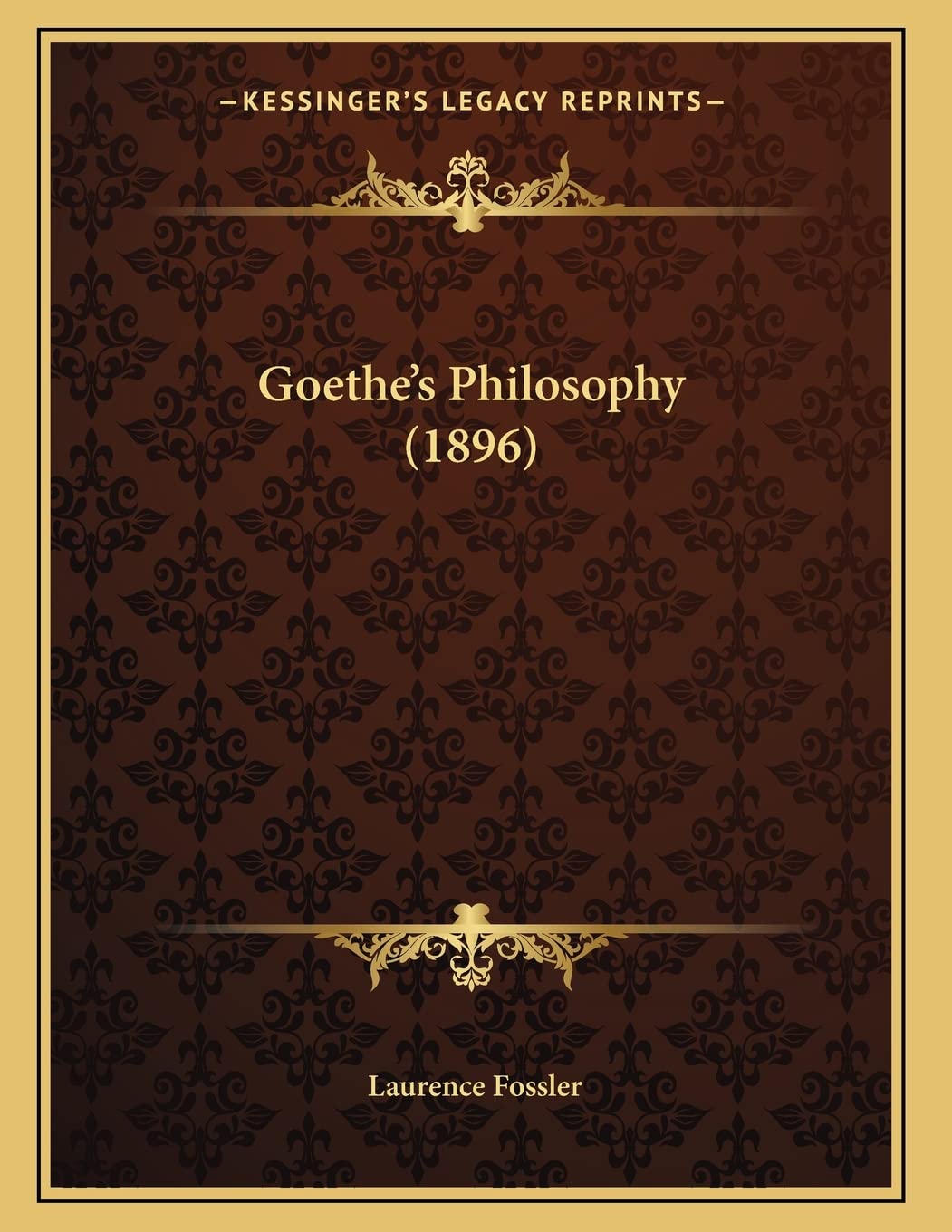 Goethe's Philosophy (1896)