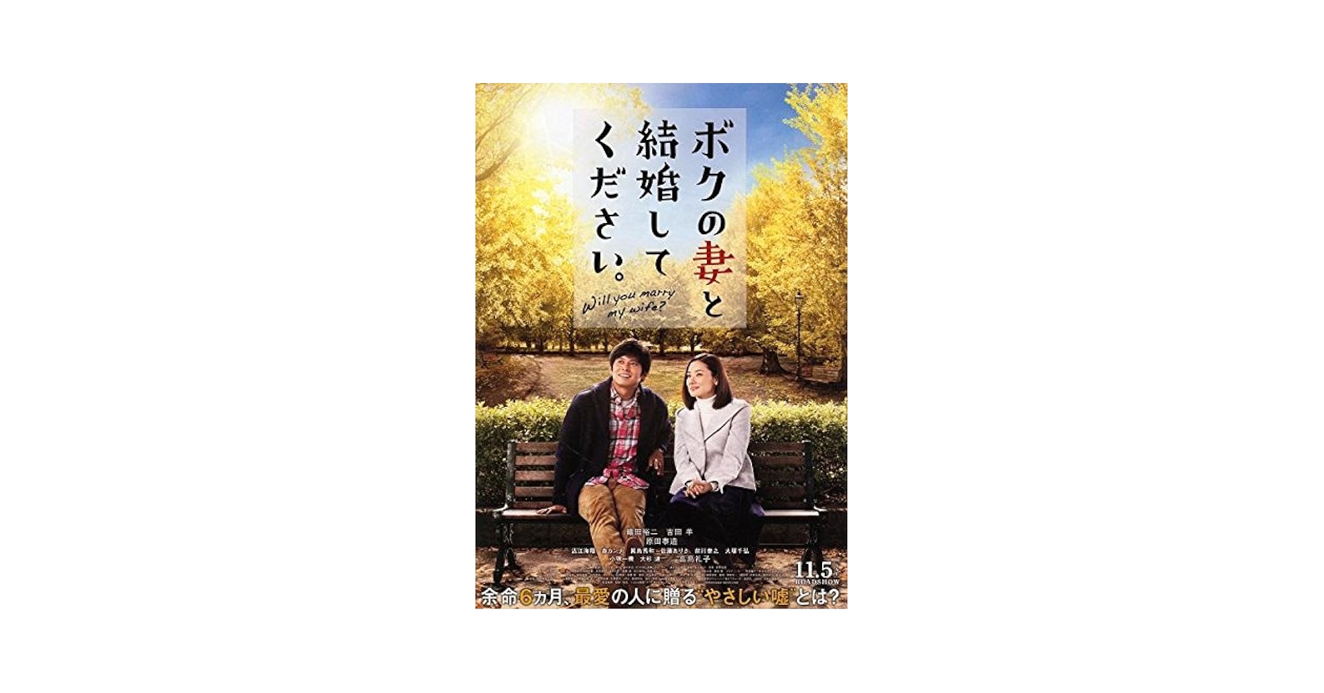 Amazon.co.jp: 映画チラシ ボクの妻と結婚してください。 織田