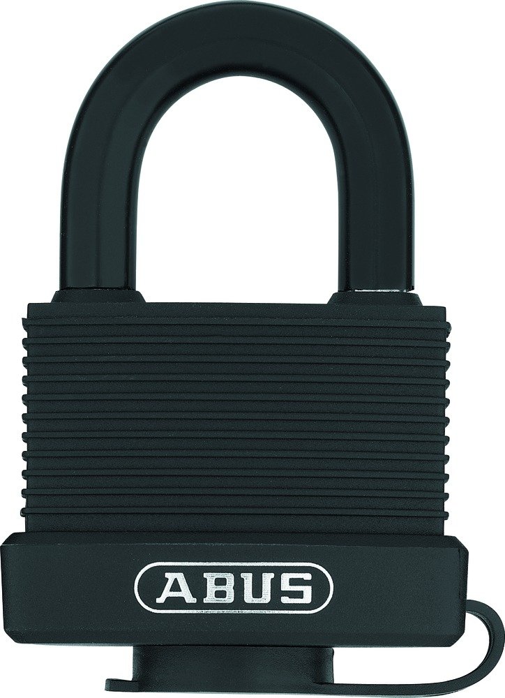ABUS Vorhängeschloss Messing 70/45 - wetterfest - ABUS-Sicherheitslevel 5 & Schlaufenkabel Cobra 10 - Stahlseil mit Kunststoff ummantelt - 3 Meter lang, 10 mm stark