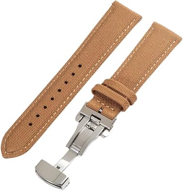 WCC00816 Quick Release Nylon Sailcloth Watch Strap 18mm 19mm 20mm 21mm 22mm 24mm Buckle Band Watchband