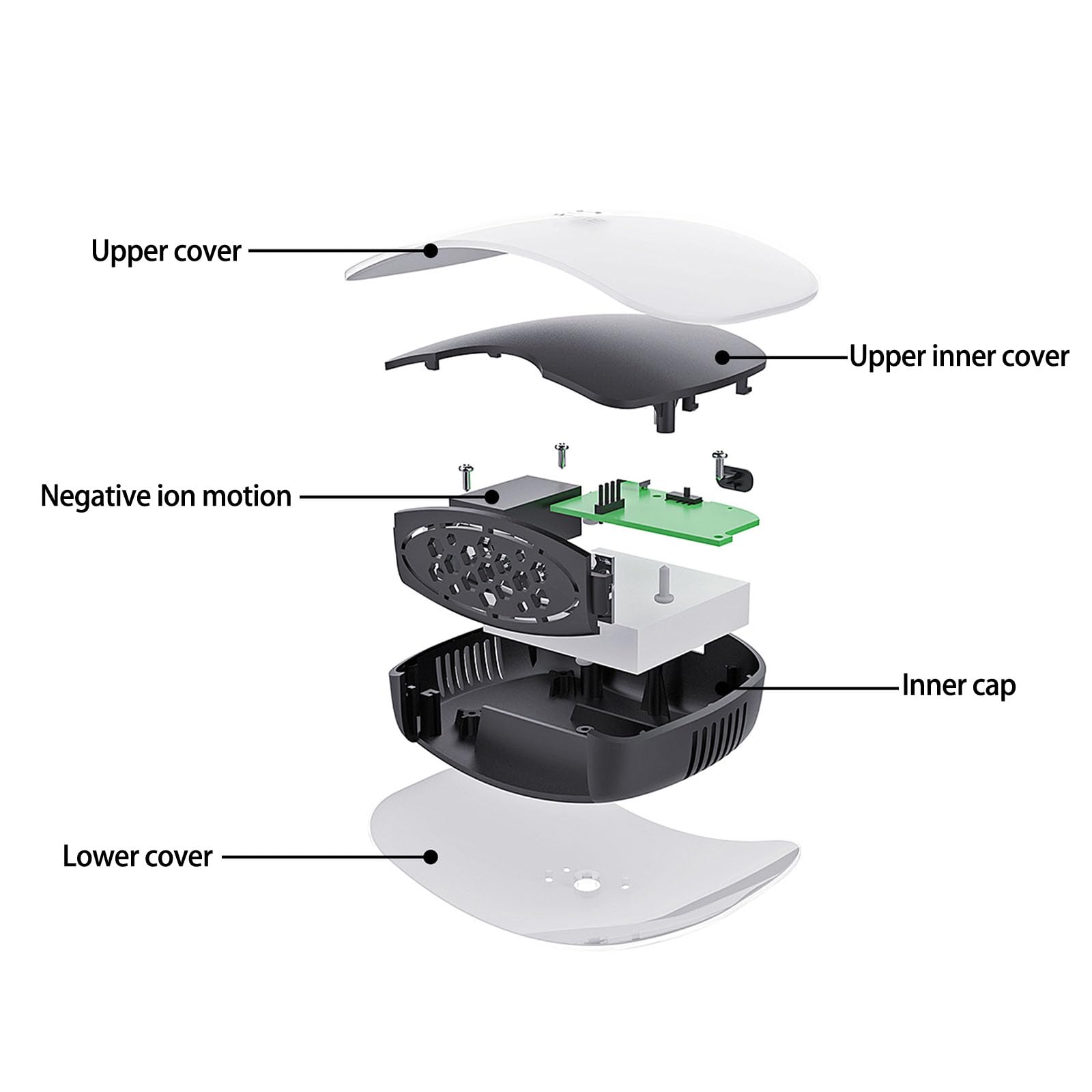 Purificadores de aire pequeños alimentados por USB, limpiador en miniatura para una limpieza eficaz y eliminación de olores, ionizadores para el hogar, purificadores de aire de coche