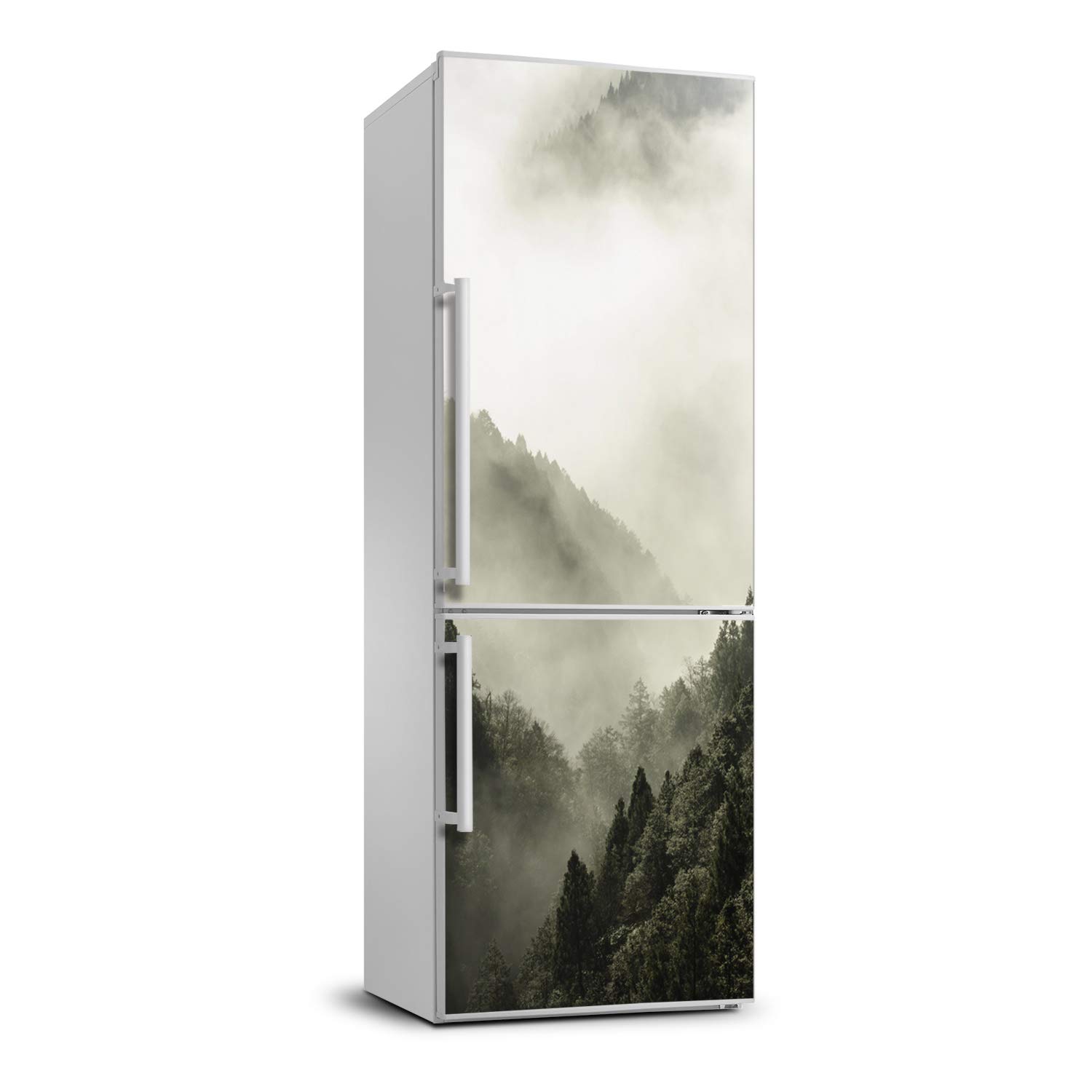 Pegatinas de refrigerador 60x180 cm película autoadhesiva decorativa de pared Tulup