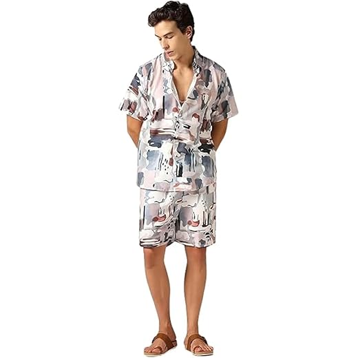 Mens Boys Rayon Co Ord Set