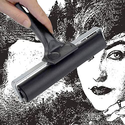 Rolo Brayer De Borracha De 2 Peças De 2,4 Polegadas, Rolo Brayer 6 Cm Ferramenta De Carimbo Manual P