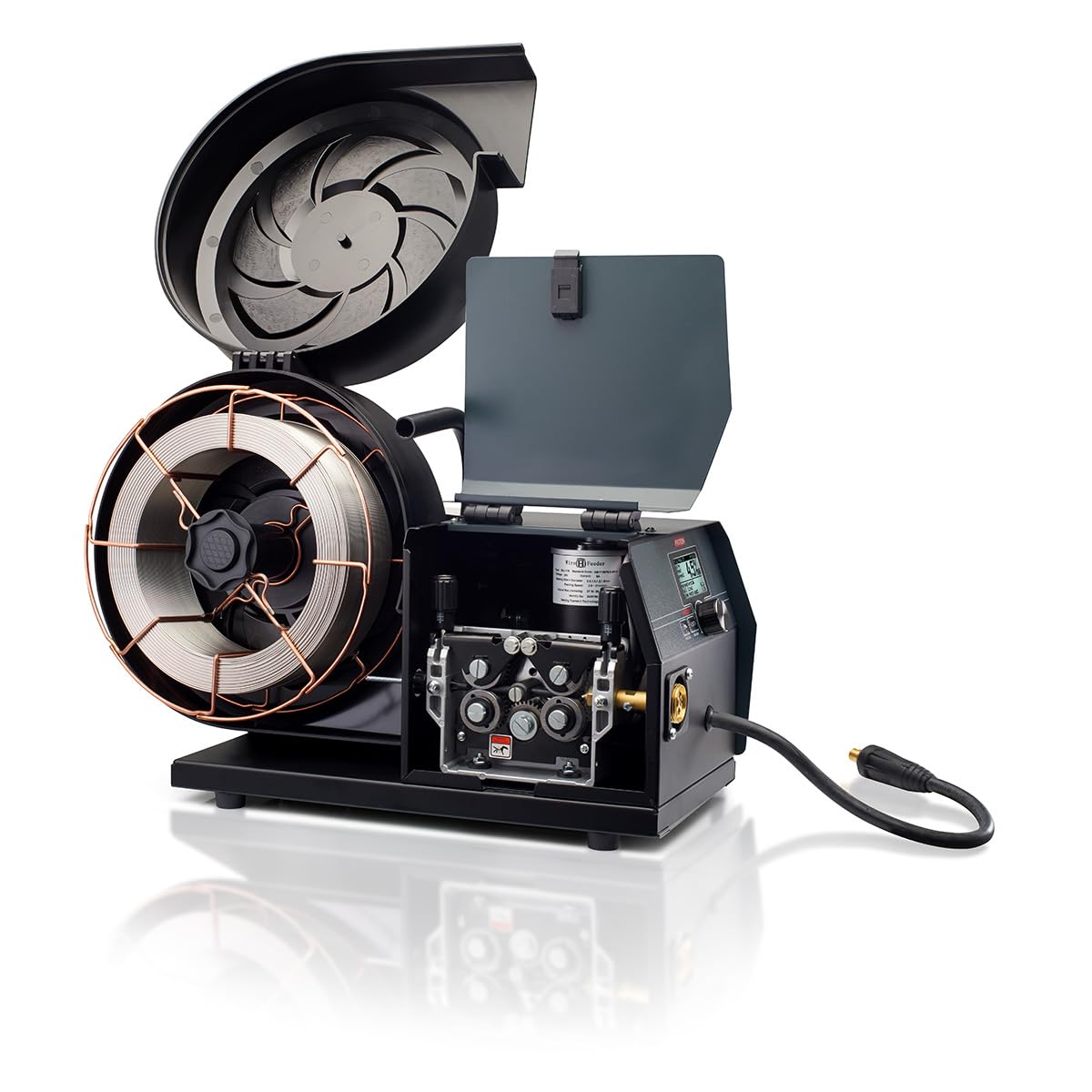 PATON MIG/MAG Feeder-15-4 (WA) unidad de alimentación de hilo digital 3 en 1 para soldadoras MIG – sistema con 4 rodillos de presión para hilos largos, accesorio profesional para soldadoras
