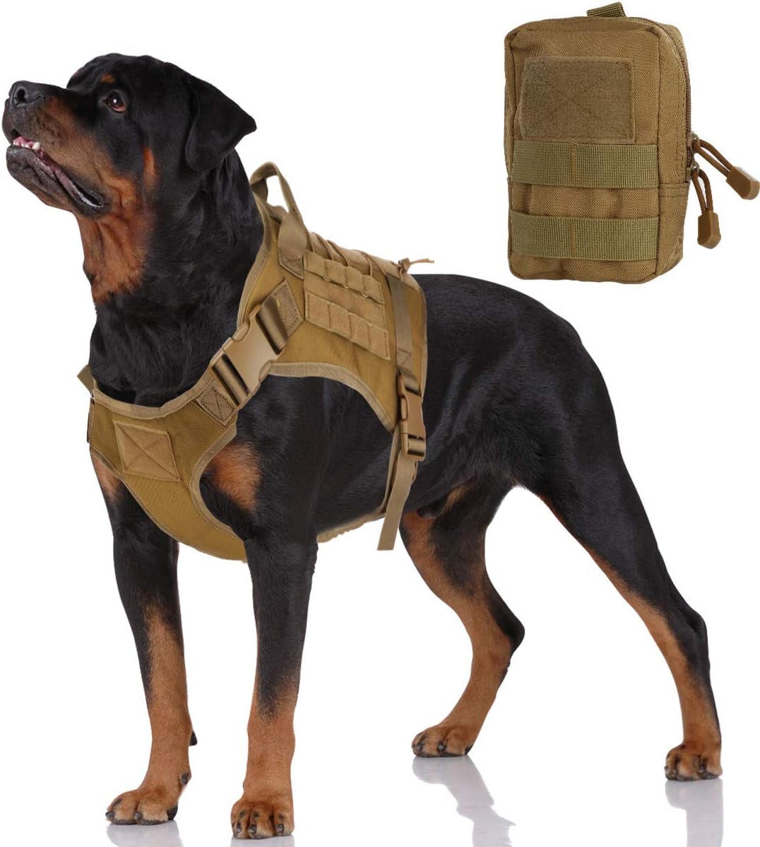 Monkimau Hunde-Geschirr Hundegeschirr Taktische Sicherheitsweste - XL