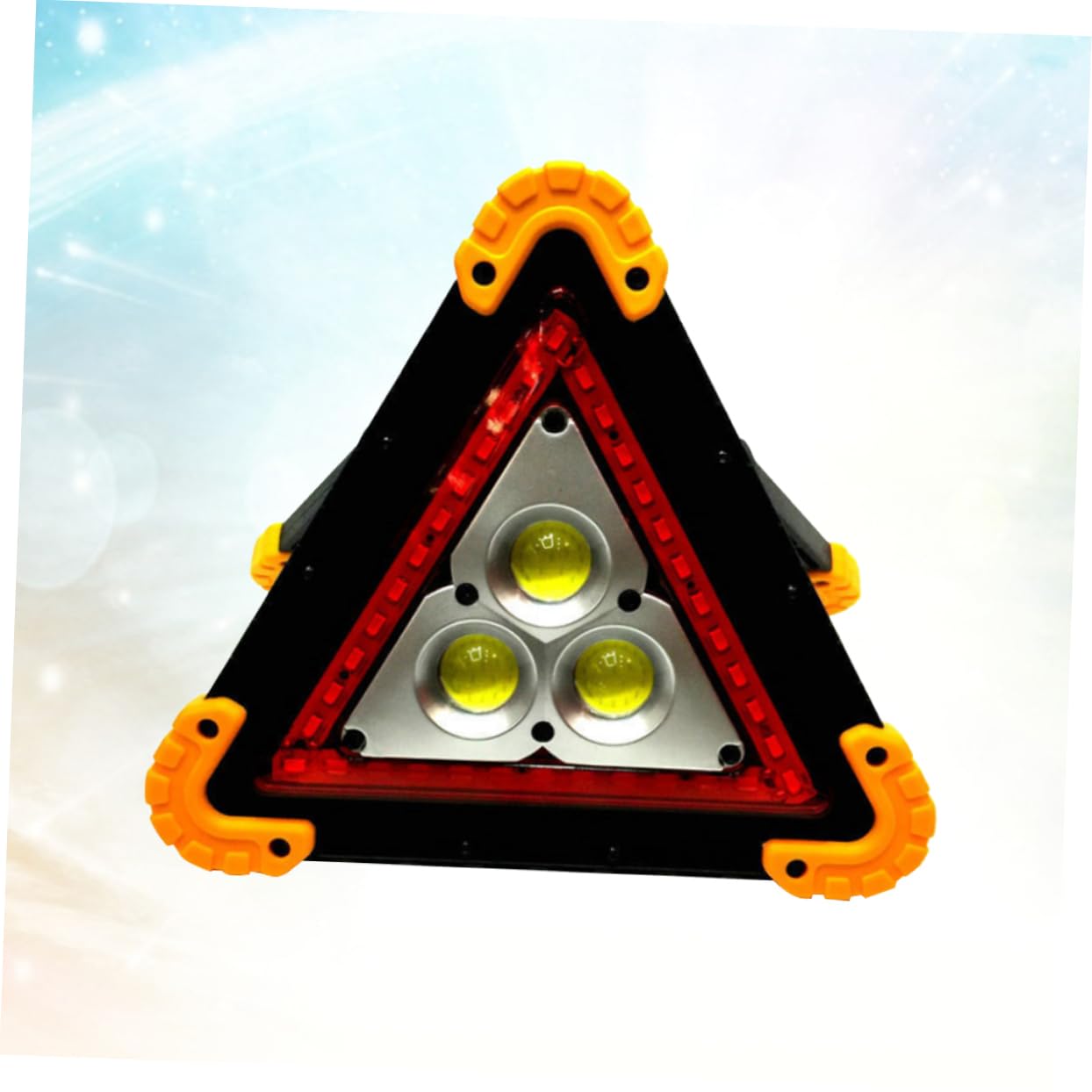 Balise de Sécurité Triangulaire LED Cob Étanche pour Voiture