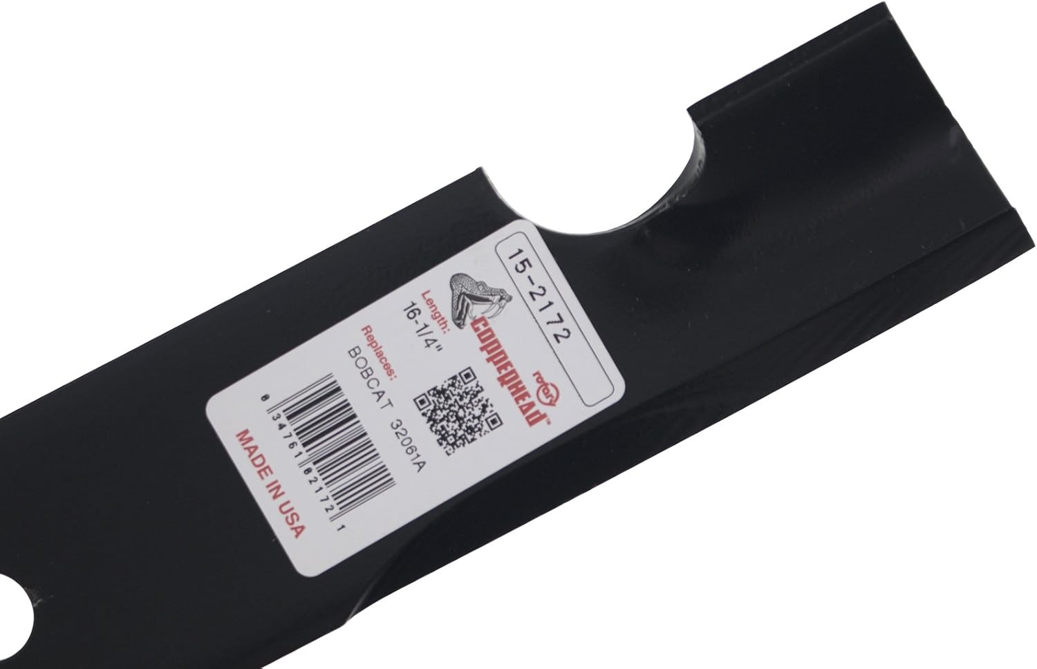 Rotary 6 2172 Mower Blades for Bad Boy 038-4820-00 Bobcat 32061A 403059 Ferris 5101986 Snapper 2000982 Length 16-1/4” Width 2-1/2” Thickness .240” Center Hole 5/8” Fits 32” and 48" Deck