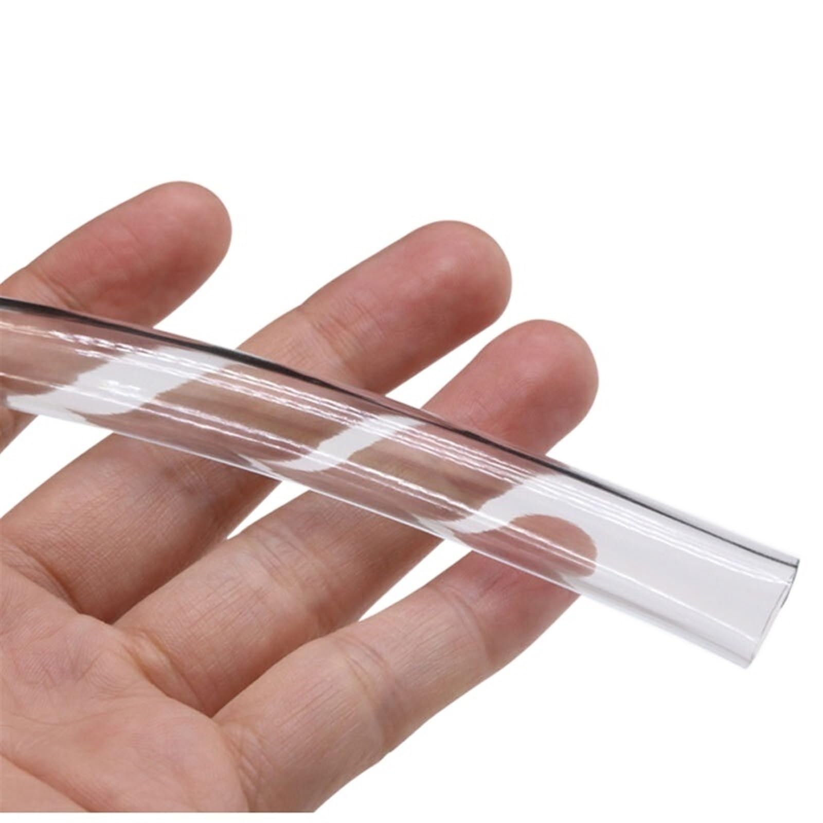 soft tubing Water Pump Tube 1 Meter 5 Meter Transparent PVC Plastic Hoses 2mm 3mm 4mm 5mm 6mm 8mm 25mm Inner Diameter PVC Tube industrial rubber (Size : 3 meters, Color : ID 4mm x OD 6mm)