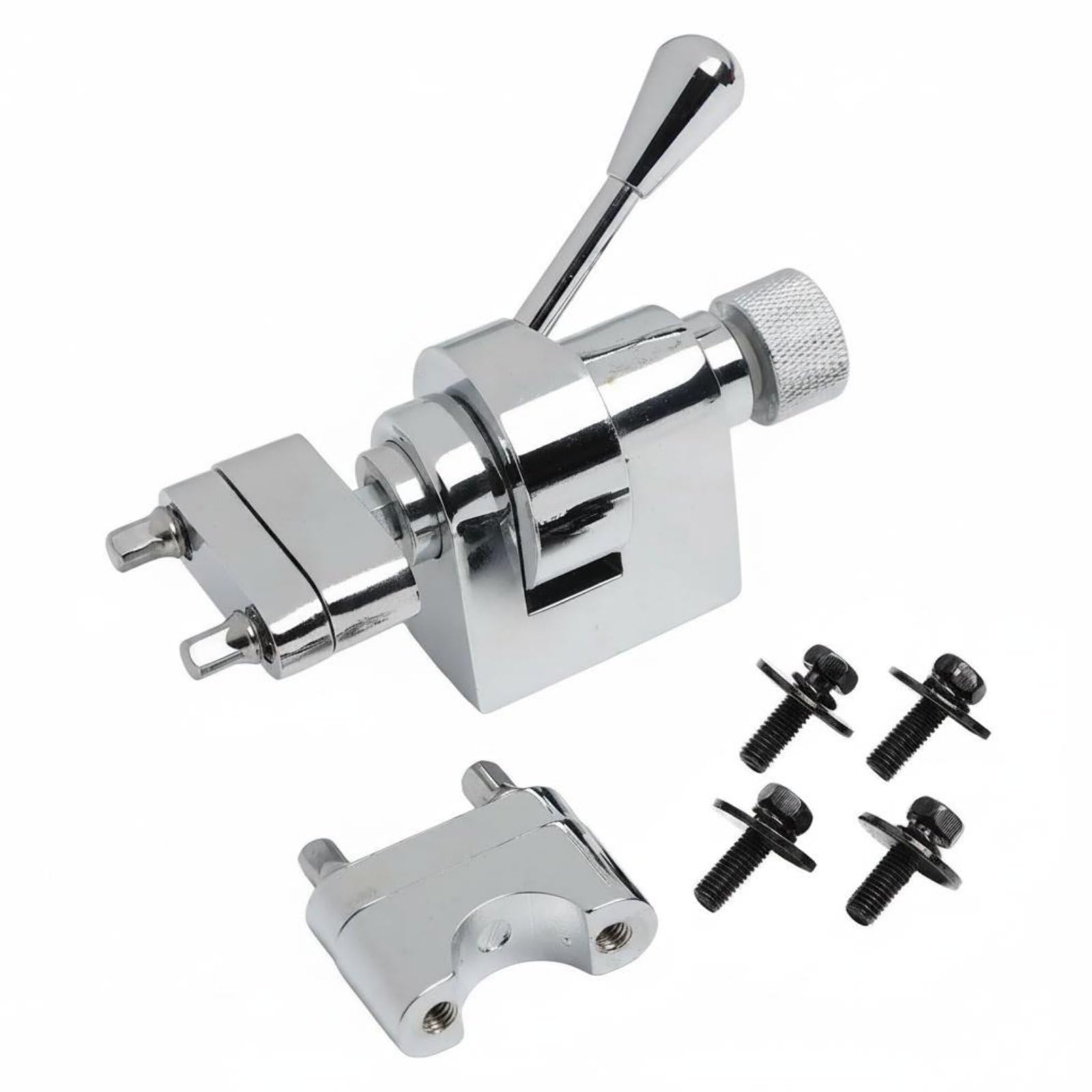 Drum Hardware Adjuster Regolatore Cordiera Snare Strainer Meccanismo Regolazione Tensione in Lega di Zinco per Batteria Adatto a Studenti Musicisti Spettacoli Registrazioni, Argento