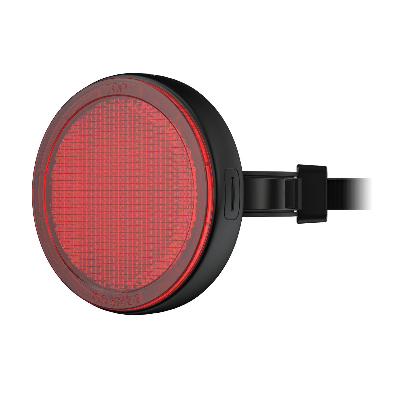 Nilox Light Tracker i Tracking Bike Bell, podwójna funkcja, lokalizator i reflektor do roweru, oświetlenie LED z certyfikatem IP67, lokalizacja geo za pomocą aplikacji FindMy, łatwa instalacja