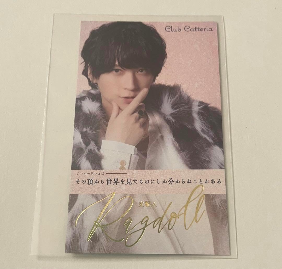 A3冬組高遠丞ランダムホスト名刺風カード A3冬組雪白東ランダム