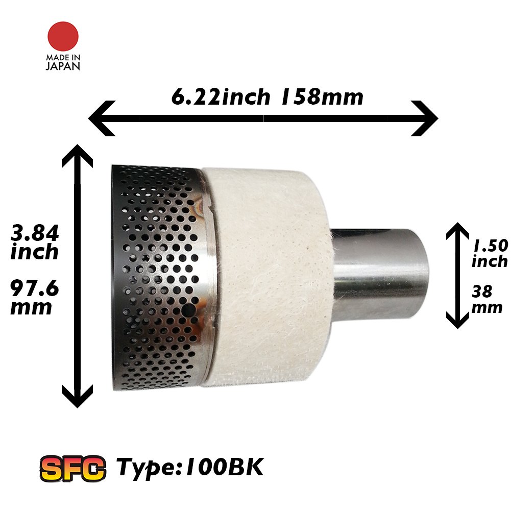 SFCインナーサイレンサー　タイプ100BK FUJITSUBO（フジツボ） インナーサイレンサー φ99/φ100テール用 149