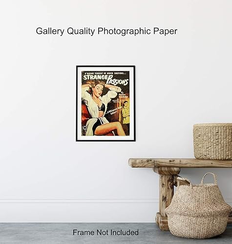 Miniatura 8 de Lesbian Fiction Wall Art - LGBTQ Accessories - Romance Novel Poster Print - Lesbian Gifts for Girlfriend, Women, Queer, Gay, Bi - Vintage Hollywood