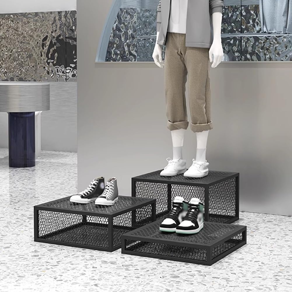 Soportes de pedestal de metal, Base de exhibición para maniquíes(50x50x10cm)