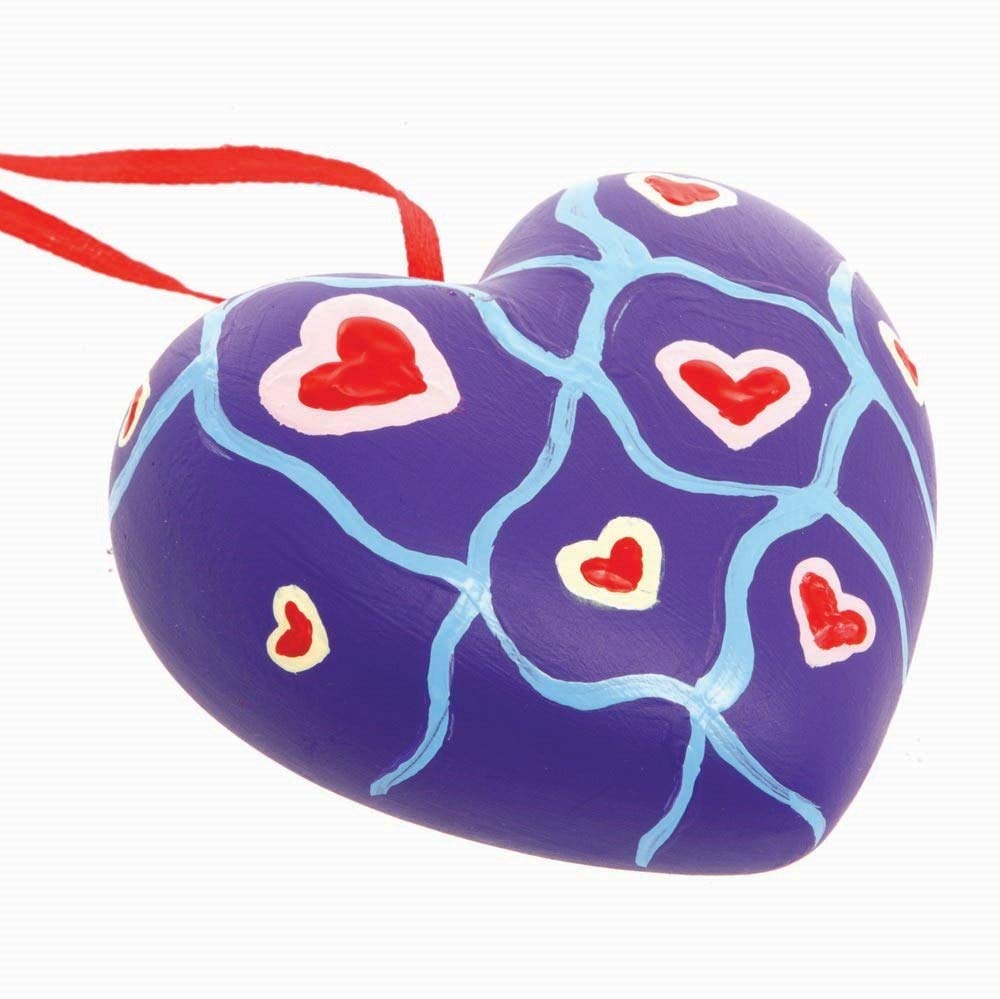 Baker Ross Lot De 4 Boules Cœur Photo à Personnaliser – Boules Plastique Transparentes Pour Fête Des Mères, Saint-Valentin, Créatif Enfant