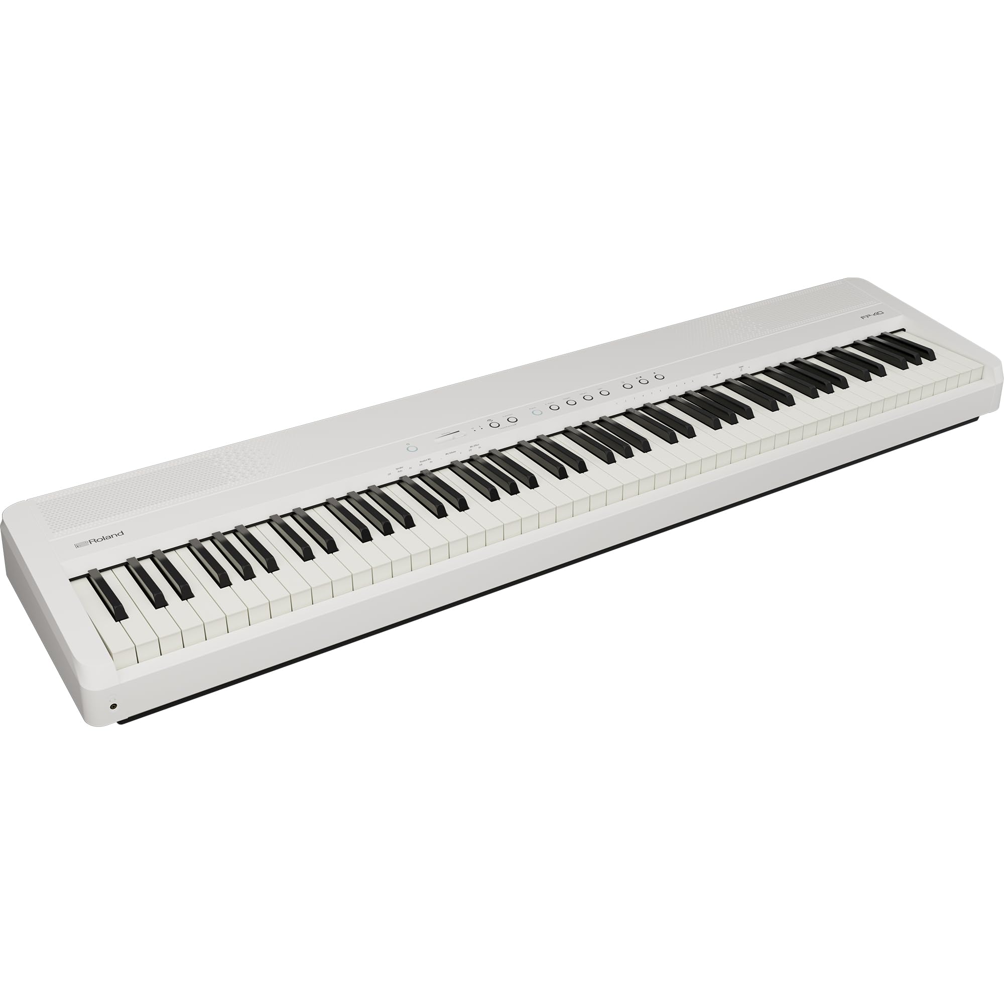 Przenośne Pianino Cyfrowe Roland FP-40 z Wbudowaną Aplikacją Piano Sphere, Białe