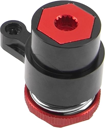 Miniatura 9 de Brazo de manivela compatible con Arrma 15 Kraton 8S BLX Outcast 8S BLX RC Car (rojo)