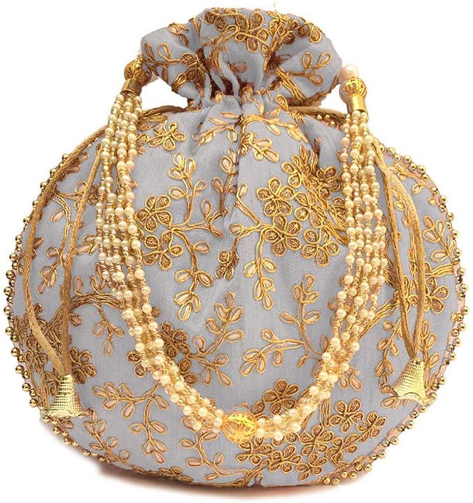 Anguri Embroidery PotliPotali Bag for Wedding Party & Festive Use | Bridal Return Gift Potli Handbag-C_28-picture-54