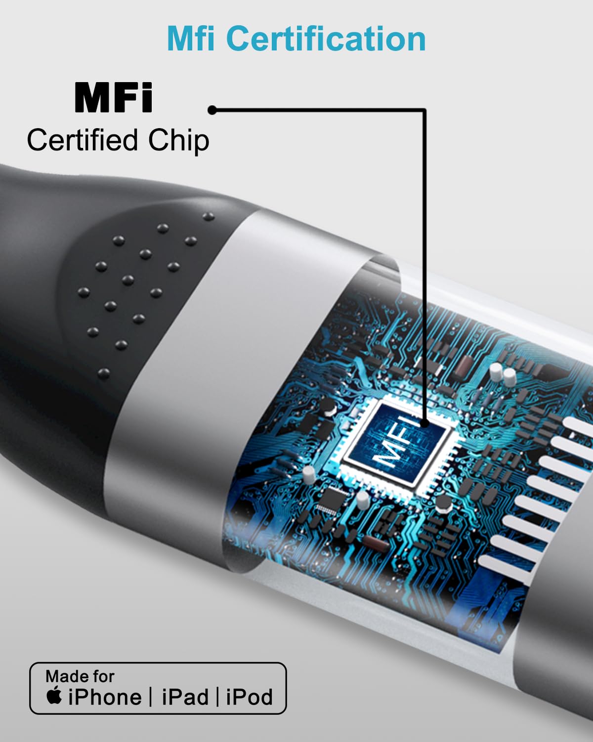 Cavo USB C Lightning 1M+2M 2Pack [Certificato MFi], Cavo iPhone USB C Nylon Cavo USB C Ricarica Rapida Cavo Lightning Cavetto iPhone Filo Caricatore iPhone per iPhone 14/13/12/11/X/8/SE, iPad, AirPods