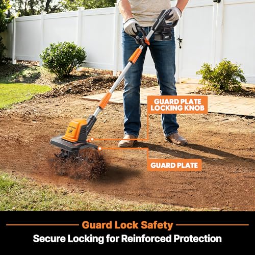 Image of LawnMaster 24V MAX 9 inch Cordless Tiller - CLTE2409