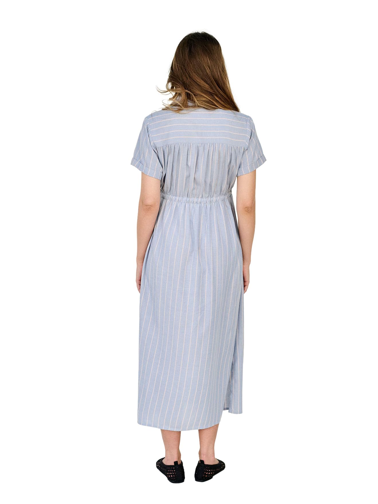 ENVIE DE FRAISE Robe Longue Grossesse et Allaitement Lin