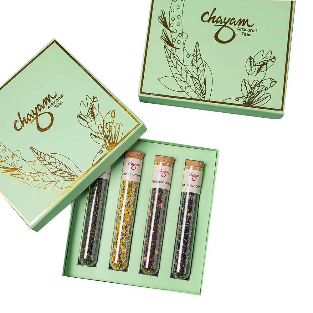 Chayam Assorted Teas Gift Set 5 to 6 Tea Flavors