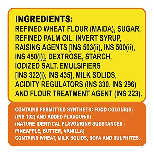 Image of Sunfeast Bounce Cream Pineapple Zing, 82 g