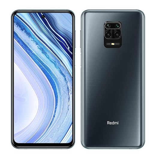 Xiaomi Redmi Note 9 Pro Smartphone, 6 GB + 128 GB, 6.67" DotDisplay, 64 MP AI Quad Camera, 5020mAh (typ) NFC, Grigio (Interstellar Grey)