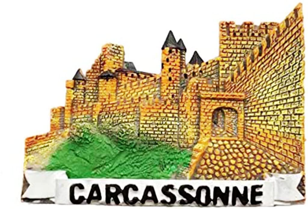 Carcassonne France Magnet Fridge Refrigerator Magnet Decoration Sticker Souvenir Resin Crafts Kitchen Whiteboard
