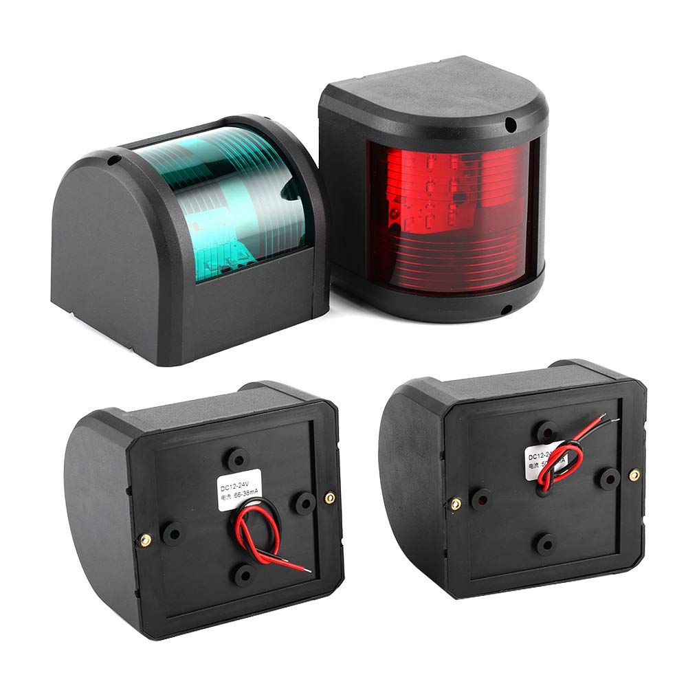 Feu De Navigation Bateau LED - Rouge/Vert - 12V-24V - Neuf, Sans Marque