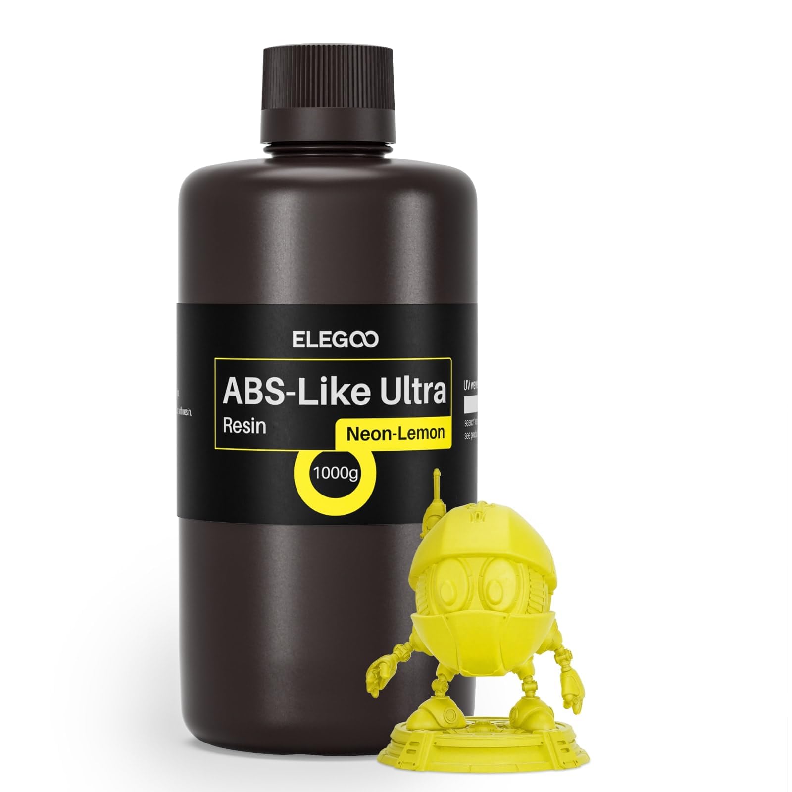 ELEGOO ABS-Like Ultra Photopolymer 3D Printer Resin 365-405nm UV Resin Fluorescent Colors High Hardness Compatible with Mars Saturn Jupiter MSLA LCD 3D Printer-image-26