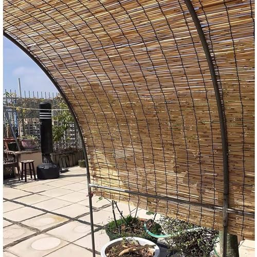 Clôture décorative de patio en roseau naturel haut de gamme - 6