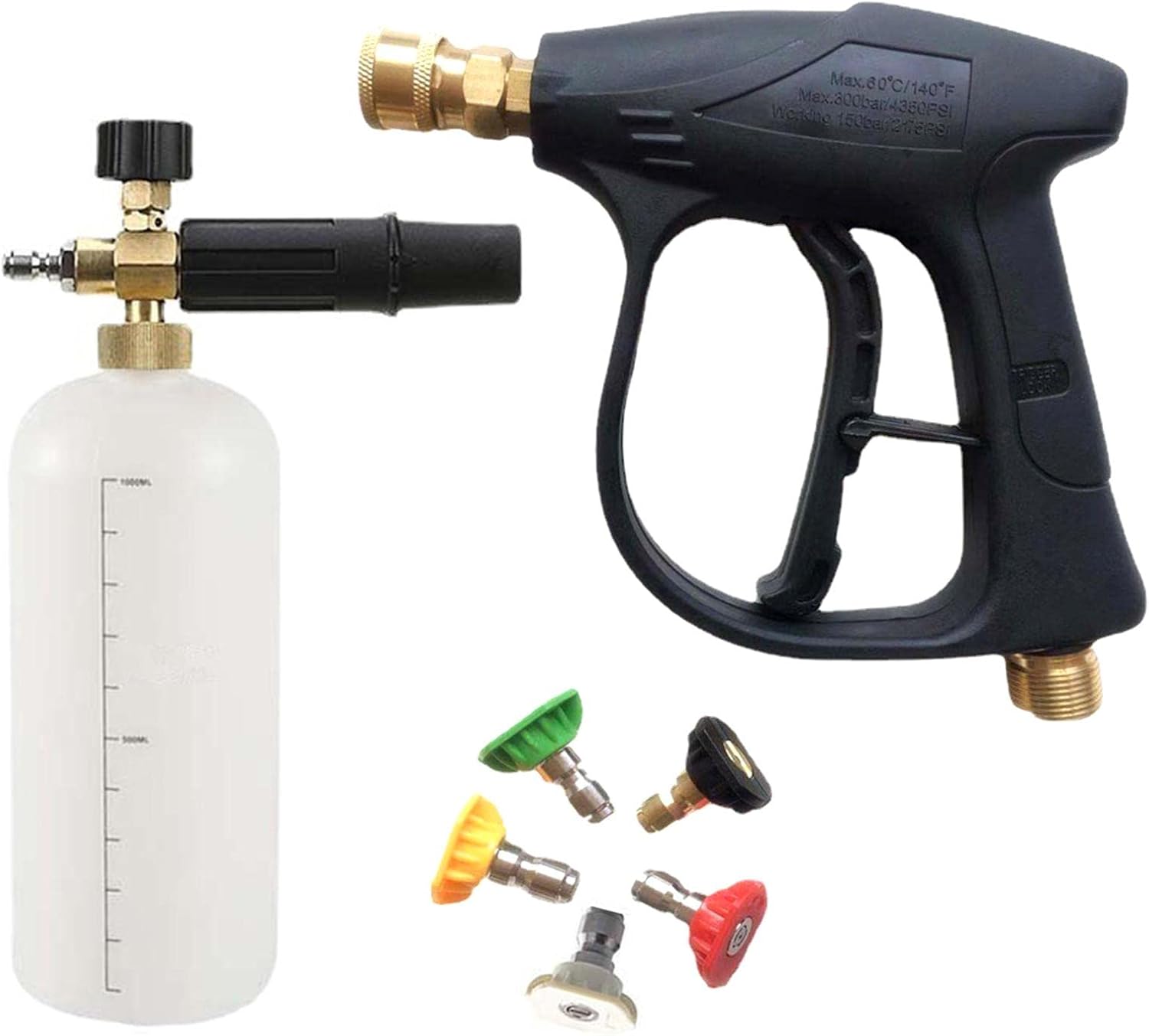 Mousse pour nettoyeur haute pression Distributeur de savon à neige